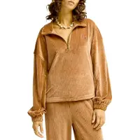 Billabong - Sweatshirts dame - Coffee Time Brownstone til Unisex - Størrelse S - Brun
