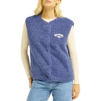 Billabong - Mærker - Be Happy Sherpa Vest True Navy til Unisex - Størrelse M - Flåde