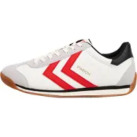 Hummel Sportssko 'STADION VA' lysegrå / rød / sort / offwhite