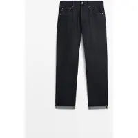 Massimo Dutti - Male - Selvedge-Jeans - Marineblå - 32