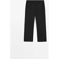 Massimo Dutti - Female - Slim Fit Capris - Sort - 40