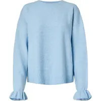 Pieces Pullover i overstørrelse 'PCSALLY' lyseblå