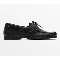 Massimo Dutti - Male - Sejlersko I Skind - Sort - 43