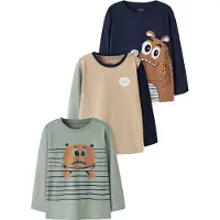 Name it Bluse - Noos - 2-pak - MmmNiko - Navy Blazer/Navy Blazer - - 6 år (116) - Bluse