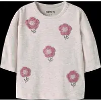 Name it Bluser & t-shirts 'NBFLAMAIA' beige / chamois / lysegrøn / gammelrosa