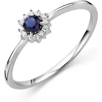 Diamant L'Eternel Ring sølv