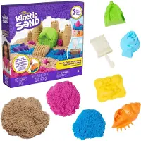 Kinetic Sand Sandsæt - 907 g - Sandy Shore Adventures - - OneSize - Kinetisk sand