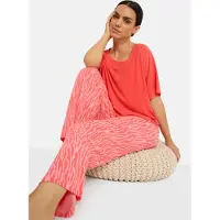 LASCANA Pyjamas pastelrød / lys rød