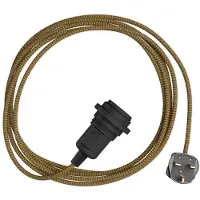 Creative Cables Snake Zig-zag Shade Ready Lampeholder Med Ledning