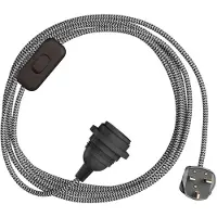 Creative Cables Snakebis Zig-zag Shade Ready E14 Lampeholder Med Ledning