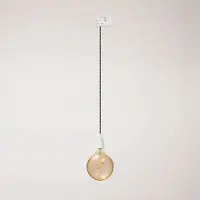 Creative Cables Porcelain Track Stucchi Pendellampe