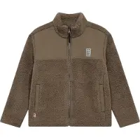 Lego Wear Fleecejakke - Teddy - LWSian 609 - Brun - - 6 år (116) - Fleecejakke
