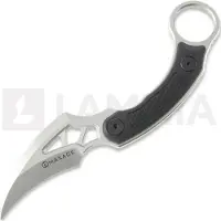 Maxace Snow Wolf Unsharpened træningskniv, Black G-10