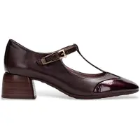Hispanitas Hispanitastil kvinder. BHI265094 Sko i læder Varsovia bordeaux (37), 1-3 cm, Spænder, Casual, Rødbrun