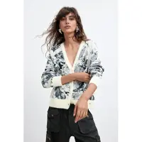 Desigual Cardigan 'M. C. Lacroix' blandingsfarvet / hvid