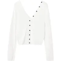 Mango Cardigan 'Mantis' hvid