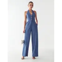 BWLDR Jumpsuit 'Amie' safir