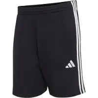 Adidas Sportsbukser 'Essentials 3-Stripes French Terry' sort / hvid