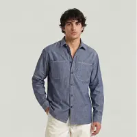 G-Star G-S028 Regular Selvedge Shirt - Dark blue - Men