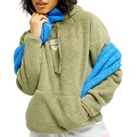 Roxy - Sweatshirts dame - Cool Calling Polar Fleece Pullover Oil Green til Unisex - Størrelse L - Kaki