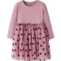 Name it Kjole - Tyl - NmfNagina - Lilas - - 6 år (116) - Kjole