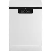 Beko bPRO 500 BDFN26440WP, Fritstående, Fuld størrelse (60 cm), Hvid, Sort, LED, Grå