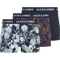 Jack & Jones Boksershorts marin / abrikos / hvid