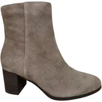 Caprice Bootie, brown, made of Leather with Block heel, Size 37.5