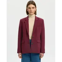 Selected Blazer carminrød