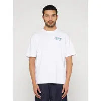 Edwin Bluser & t-shirts 'LAID-BACK LEAGUE WHITE' hvid
