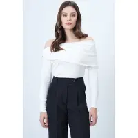 Trend Alaçatı Stili Shirts hvid