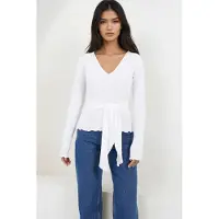 Trend Alaçatı Stili Shirts hvid