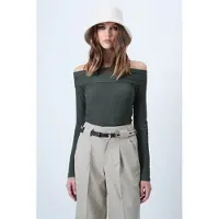 Trend Alaçatı Stili Shirts mørkegrøn