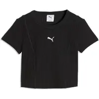 Puma Essentials Geripptes T-shirt, størrelse X-Large
