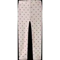 Lil´ Atelier Leggings - Uld - NmfNoel - Morganite m. Hjerter - - 3 år (98) - Leggings - Uld