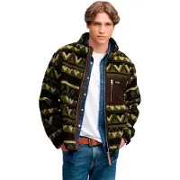 Superdry Abstract Fleece Through Sweatshirt Med Lynlås