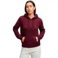 Superdry Superdrytil kvinder. W2012779A Signature hættetrøje bordeaux (S), Casual, Rødbrun, Bomuld, Burgund
