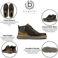 Bugatti Snørestøvler brun