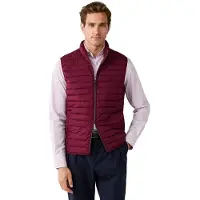 Hackett London Hackett Londontil mænd. HM4000197 Ultra vest bordeaux (XL), Casual, Polyester, Burgund