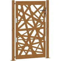 vidaXL Havelåge 105x155 cm rustfrit stål let konstruktion