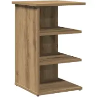 vidaXL skænk 35x35x55 cm konstrueret træ egetræsfarve