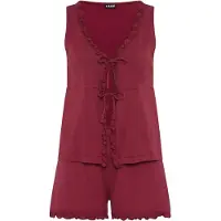 LASCANA Shorty bordeaux