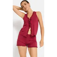 LASCANA Shorty bordeaux