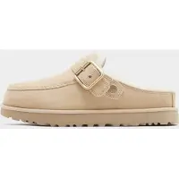 Ugg UGGtil kvinder. 1180251 Træsko i læder Goldenstar Evelina Clog beige (41), Fast, Ingen, Casual