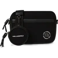 Karl Lagerfeld Kamerataske 'Ikon' sort / hvid