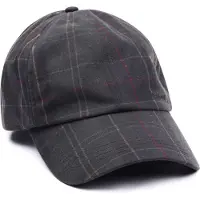 Barbour Hætte gul / oliven / rød