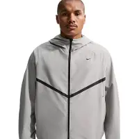 Nike Jakke Tech Shori Knit Windrunner - College Grey/sort, størrelse Medium