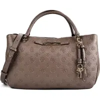 GUESS Skuldertaske 'CARMELLA GIRLFRIEND' taupe