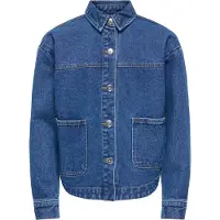 Kids Only Denimjakke - KogLara - Medium Blue Denim - - 10 år (140) - Denimjakker