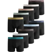 Next Boksershorts navy / lyseblå / lysegrøn / sort